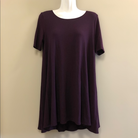 purple flare dress - Picture 1 of 3